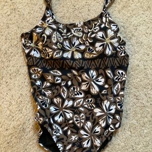 NWT Profile by Gottex Hawaiian Print One Piece